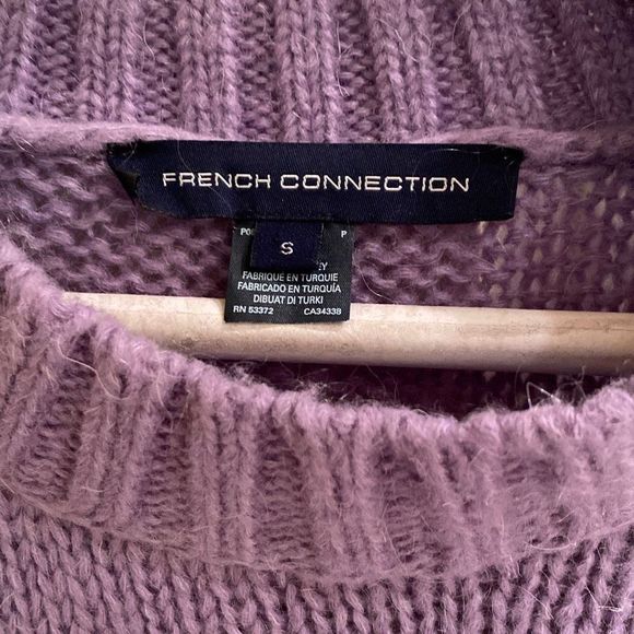 French Connection Purple Sweater size smal - Picture 2 of 4